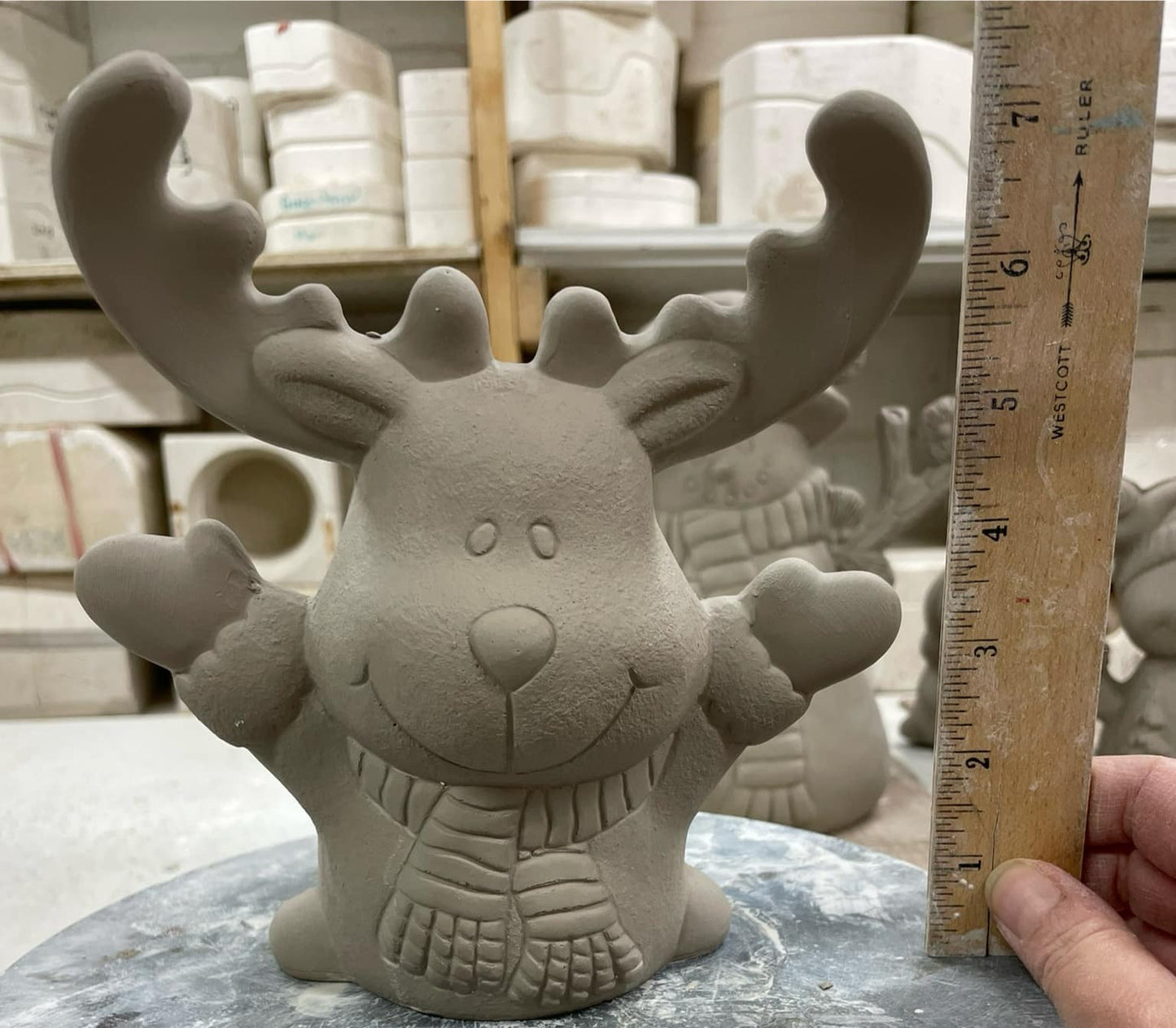 REINDEER WINE BOTTLE HOLDERS-
