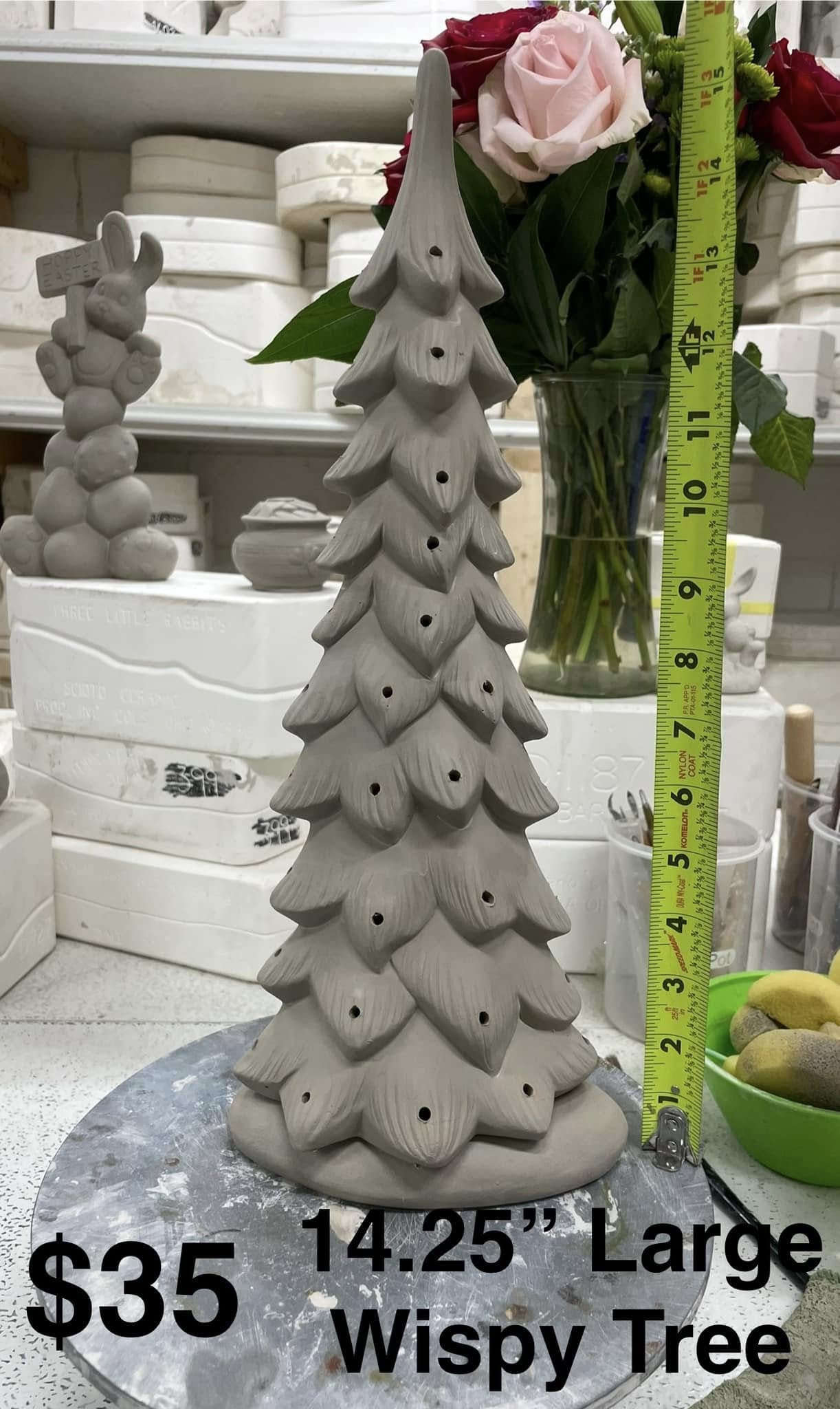 WISPY TREE WITH BASES -- 14.25 " ( large) -$35 ( CM)