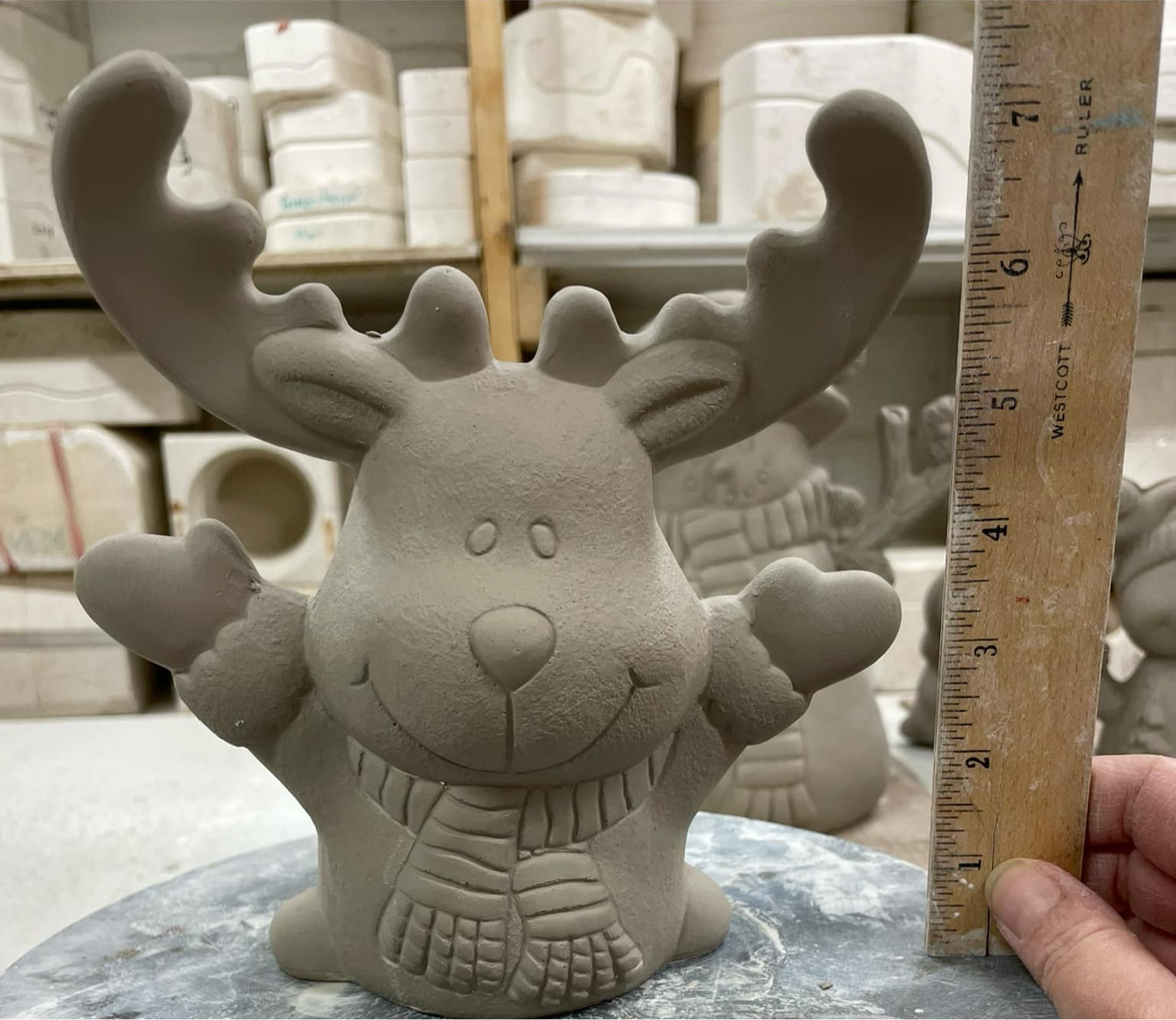 REINDEER WINE BOTTLE HOLDERS-