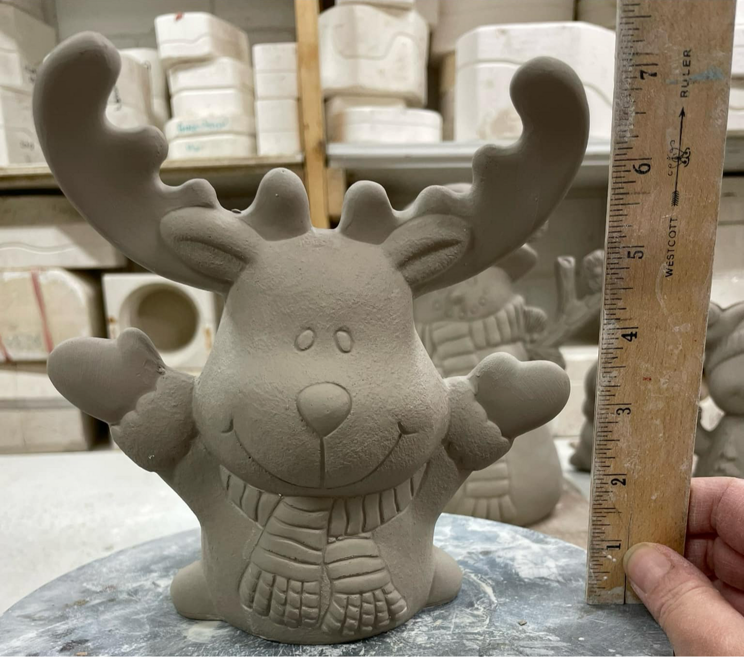 REINDEER WINE BOTTLE HOLDERS-