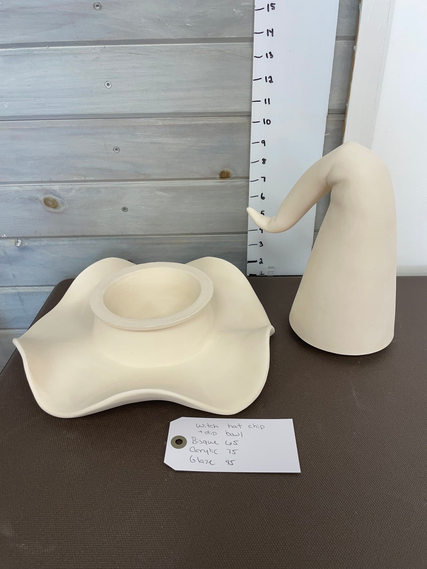 Witches hat chip dip bowl