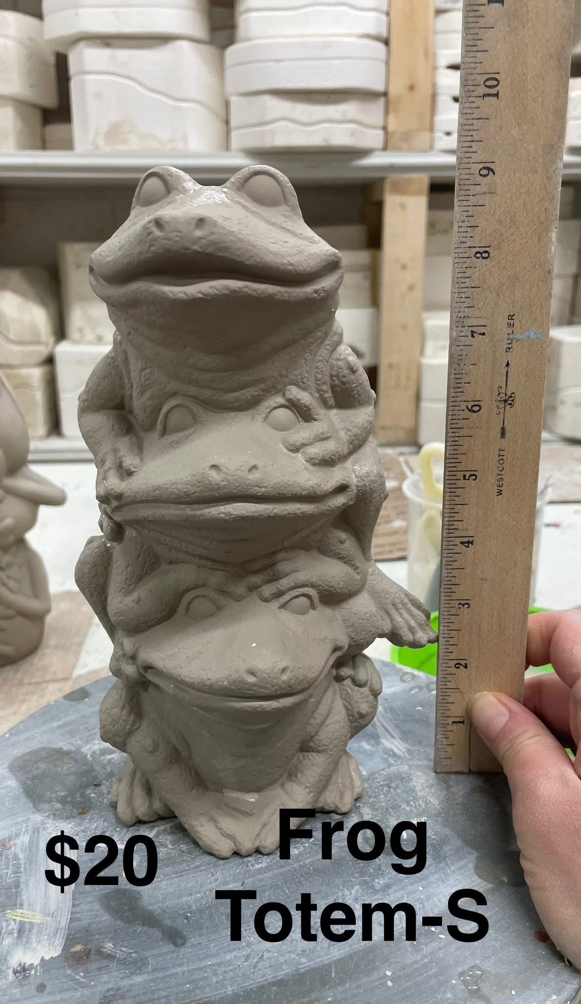 Frog Totem Pole (s)- $20