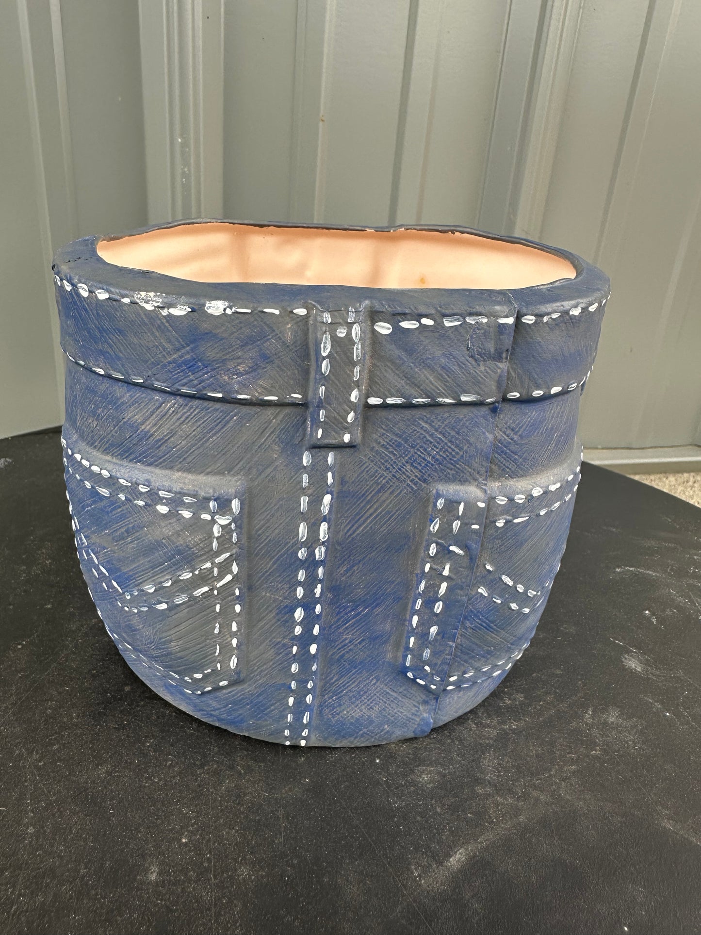 BLUE JEAN PLANTER-$20