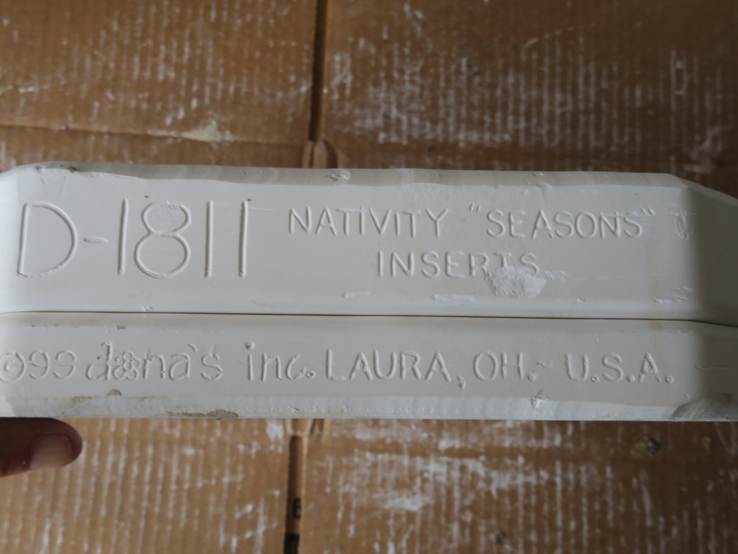 DONA'S SEASON NATIVITY INSERTS - $ 8 EACH OR 2 FOR $15