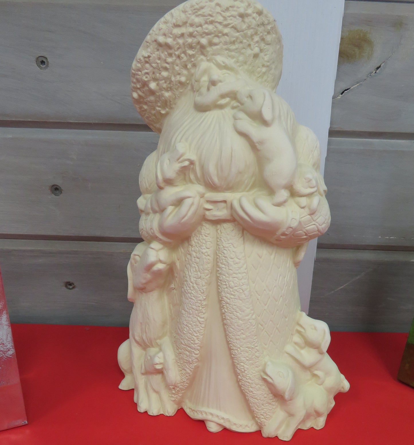 SANTA WITH PUPPIES ( G) - $45 BISQUE