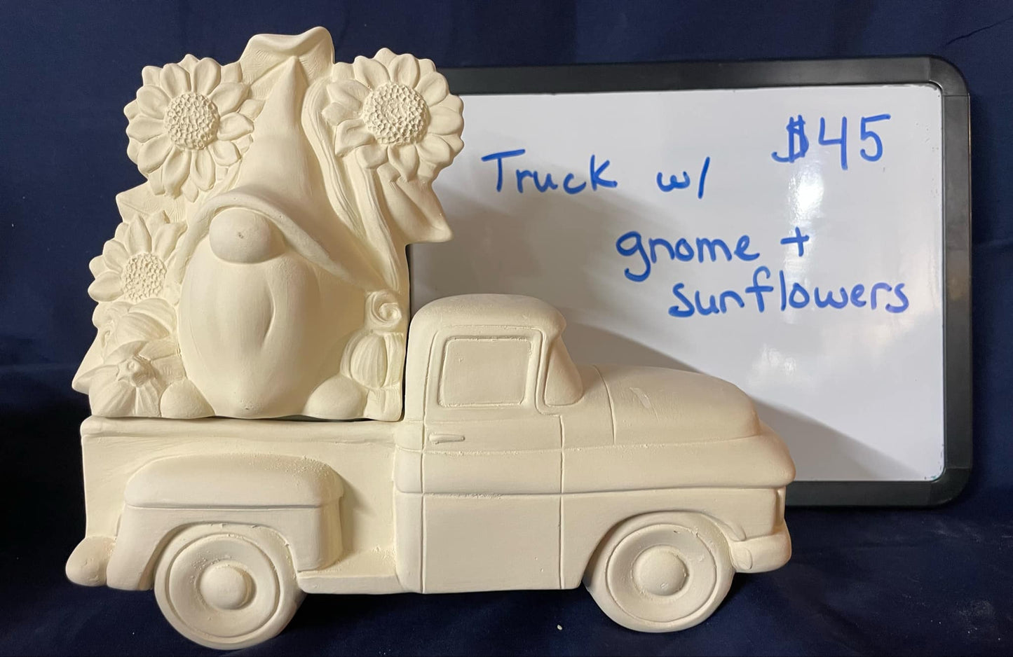 Pick Up Truck WITH GNOME SUNFLOWER INSERT (CM) -$45