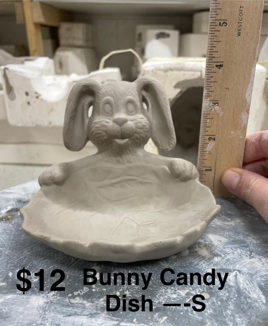 BUNNY CANDY DISH - $12