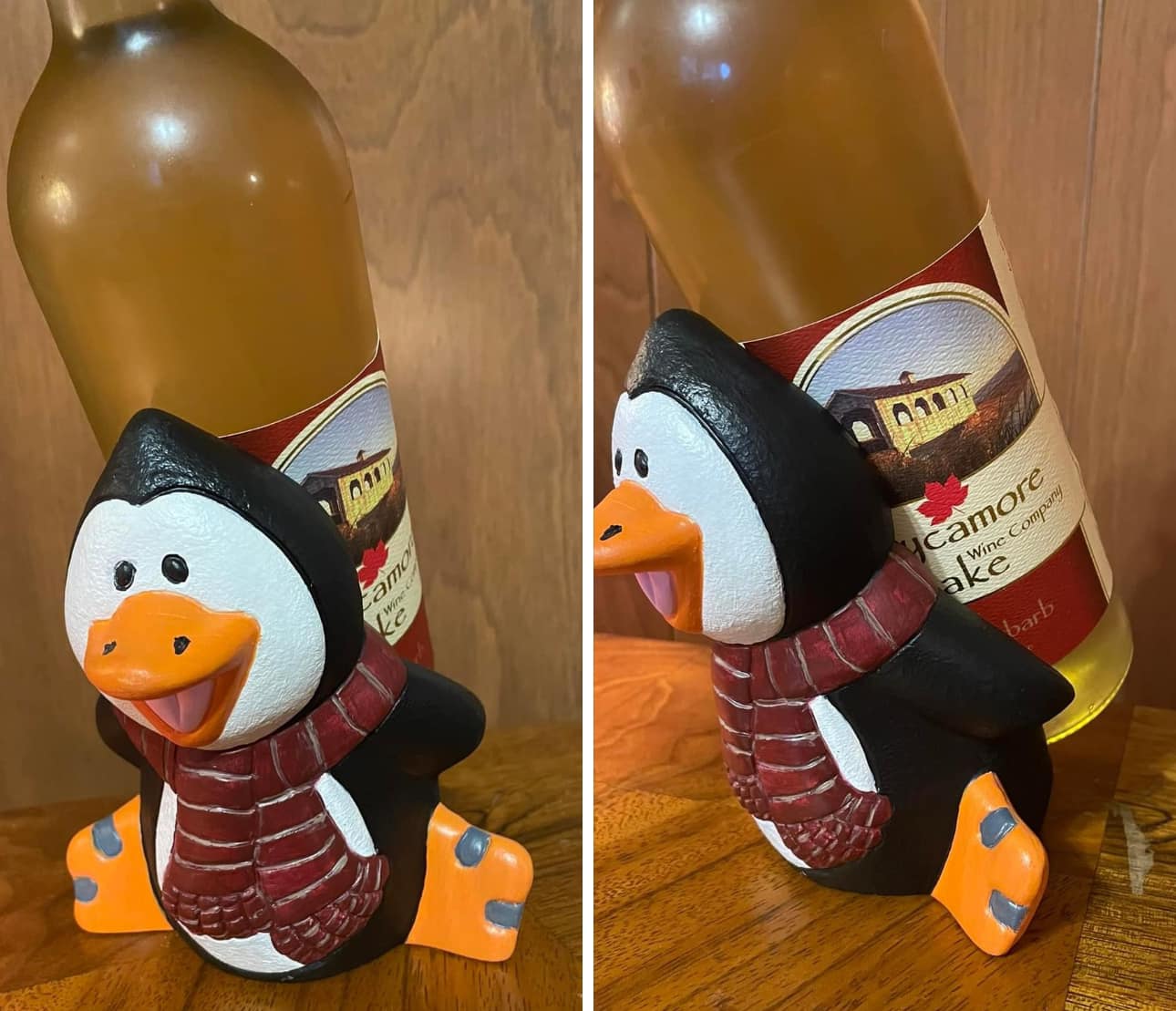 PENGUIN WINE BOTTLE HOLDERS-$15