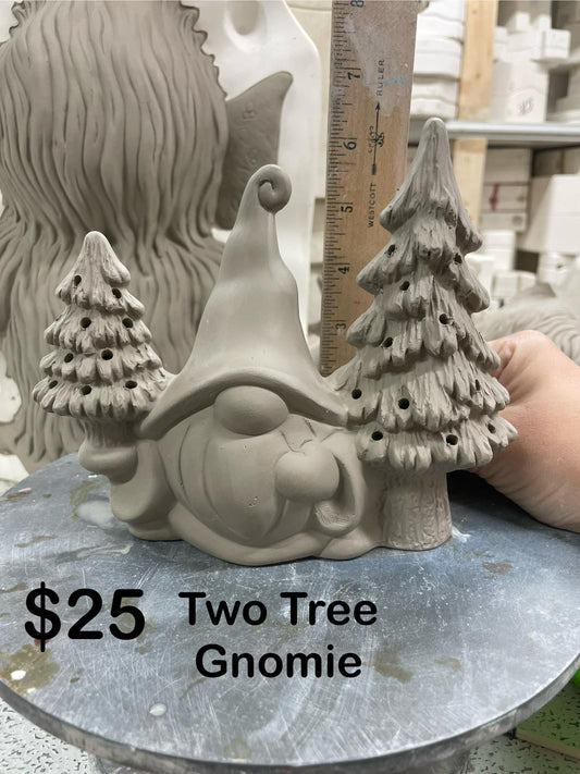 TWO TREE GNOME -$25 -- APPROX 5 1/2" TALL- (Copy)