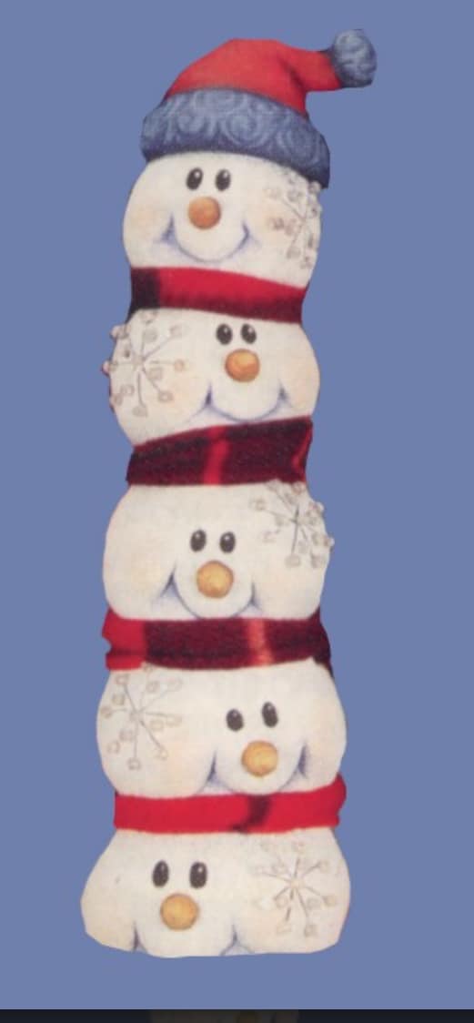 STACKABLE SNOWMEN---14" - $25