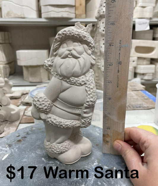 WARM SANTA -$17 --APPROX. 8"