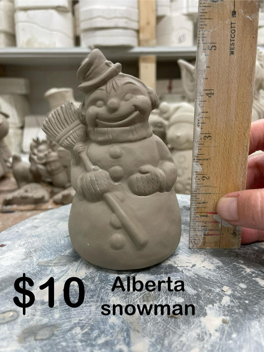 ALBERTA SNOWMAN-5" TALL -$10