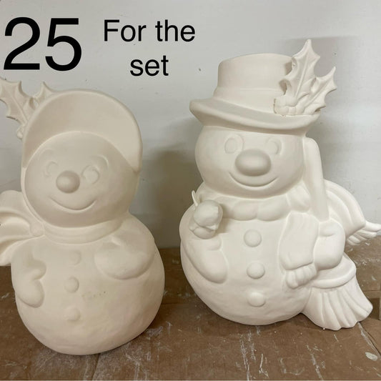 MR & MRS SNOWMAN -$25 -