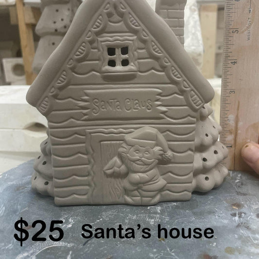 SANTA'S  CHRISTMAS HOUSE -$25