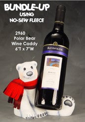 POLAR BEAR WINE BOTTLE HOLDERS-$15