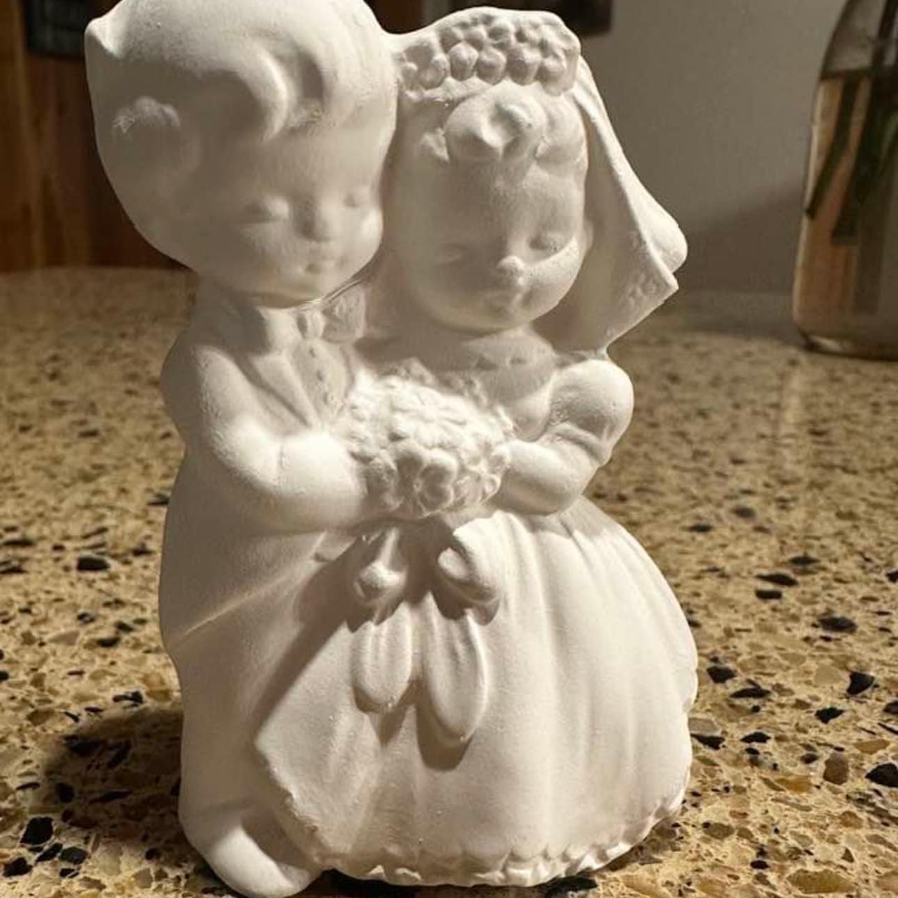 BRIDE & GROOM - PERECT CAKE TOPPER-$