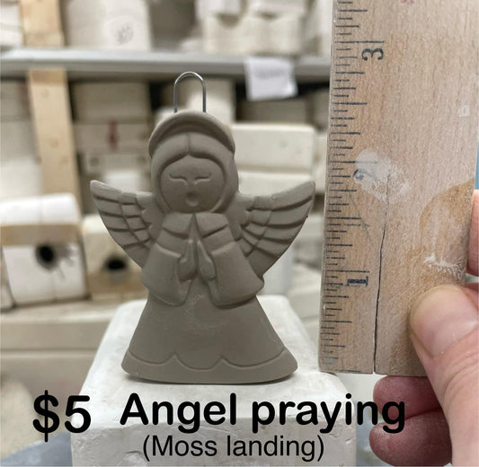 ANGEL PRAYING CHRISTMAS ORNAMENT -$5 - MOSS LANDING