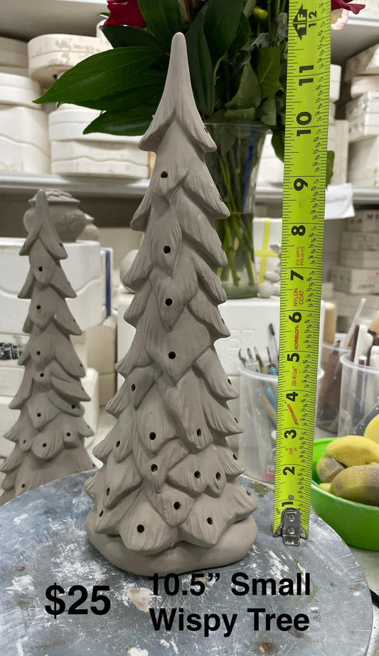 WISPY TREE WITH BASES -- 10.5 " ( smallest)  -$25 ( CM)