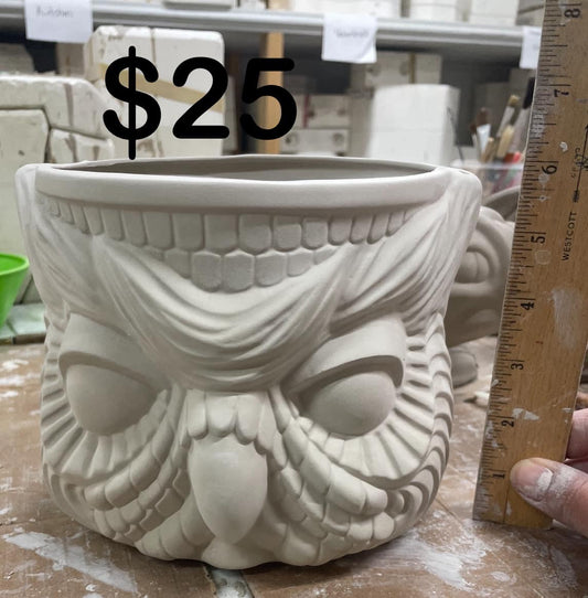 LARGE OWL PLANTER PLANTER-$25