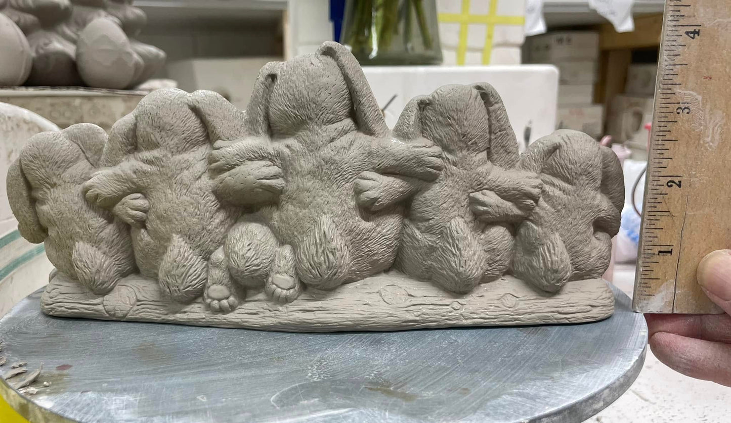 BUNNIES- 5 IN A ROW) EASTER - ( NM )-$ 15