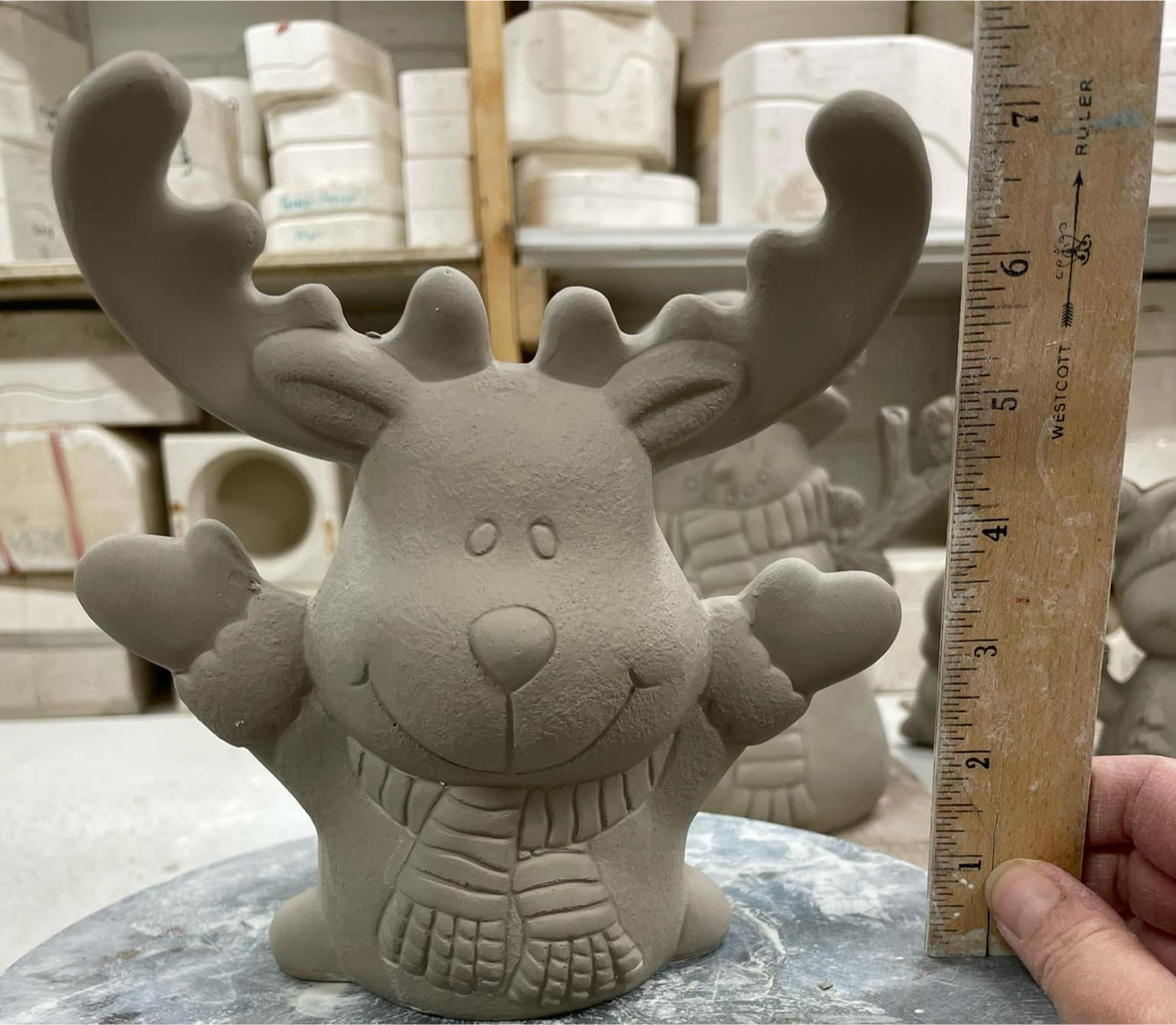 REINDEER  WINE BOTTLE HOLDERS-