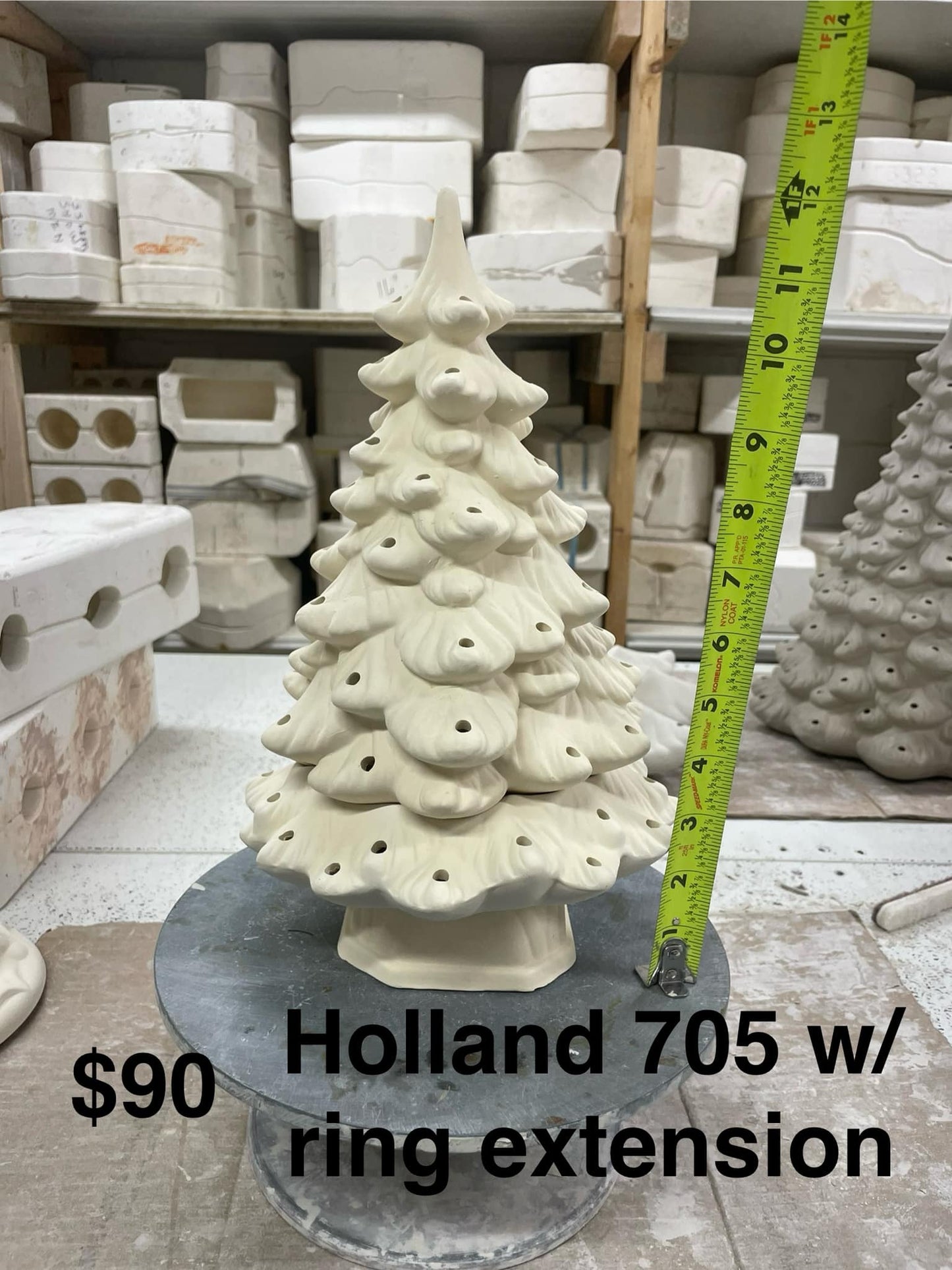 HOLLAND TREE MOLD # 705 WITH EXTENSION RING -$ 90