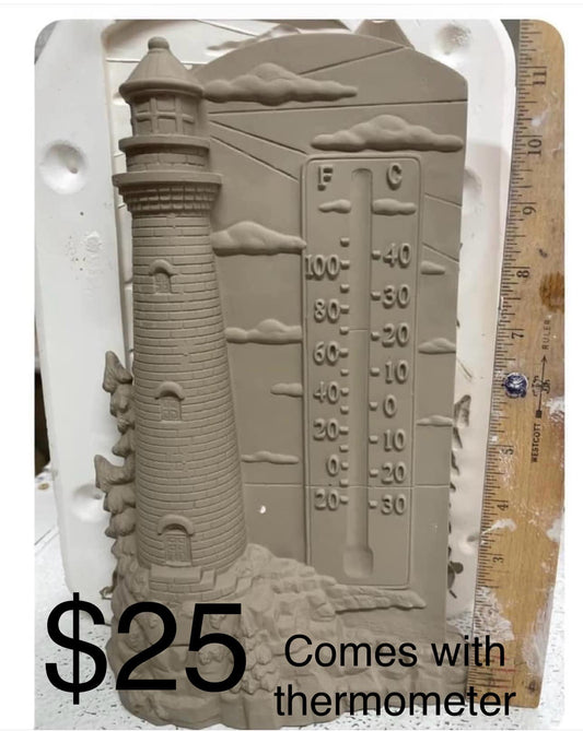 LIGHTHOUSE THERMOMETER -$25