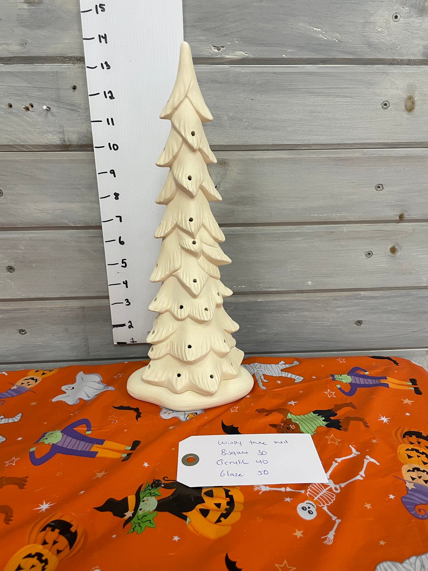 WISPY TREE WITH BASES -- 12.5 " ( medium)  -$30 ( CM)