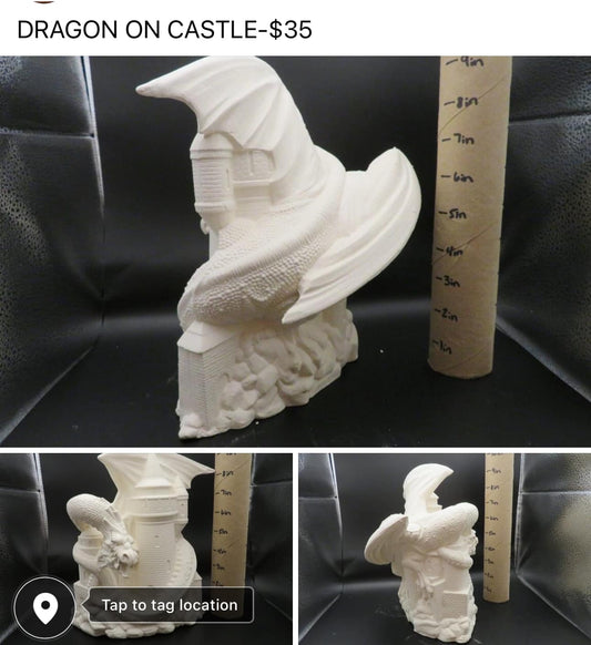 DRAGON ON CASTLE -$35