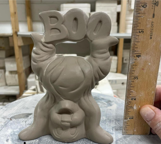 BOO GHOST STANDING ON HIS HEAD