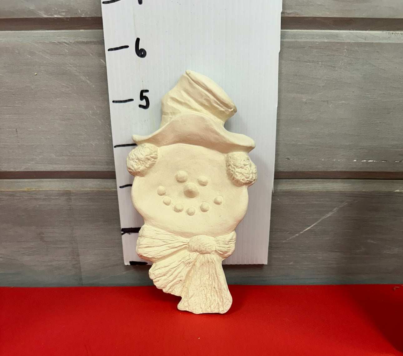 SNOWMAN DISH -- $15 Bisque