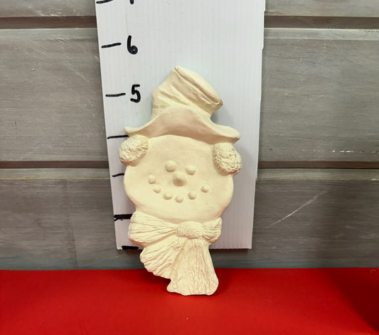 SNOWMAN DISH -- $15 Bisque