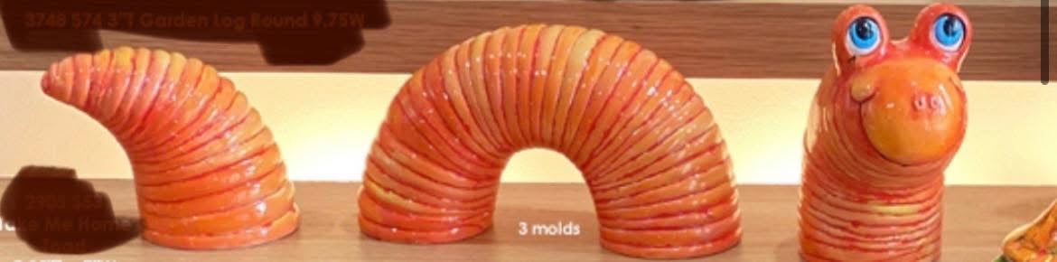 GARDEN WORM ( 3 piece) -(cm)-$25