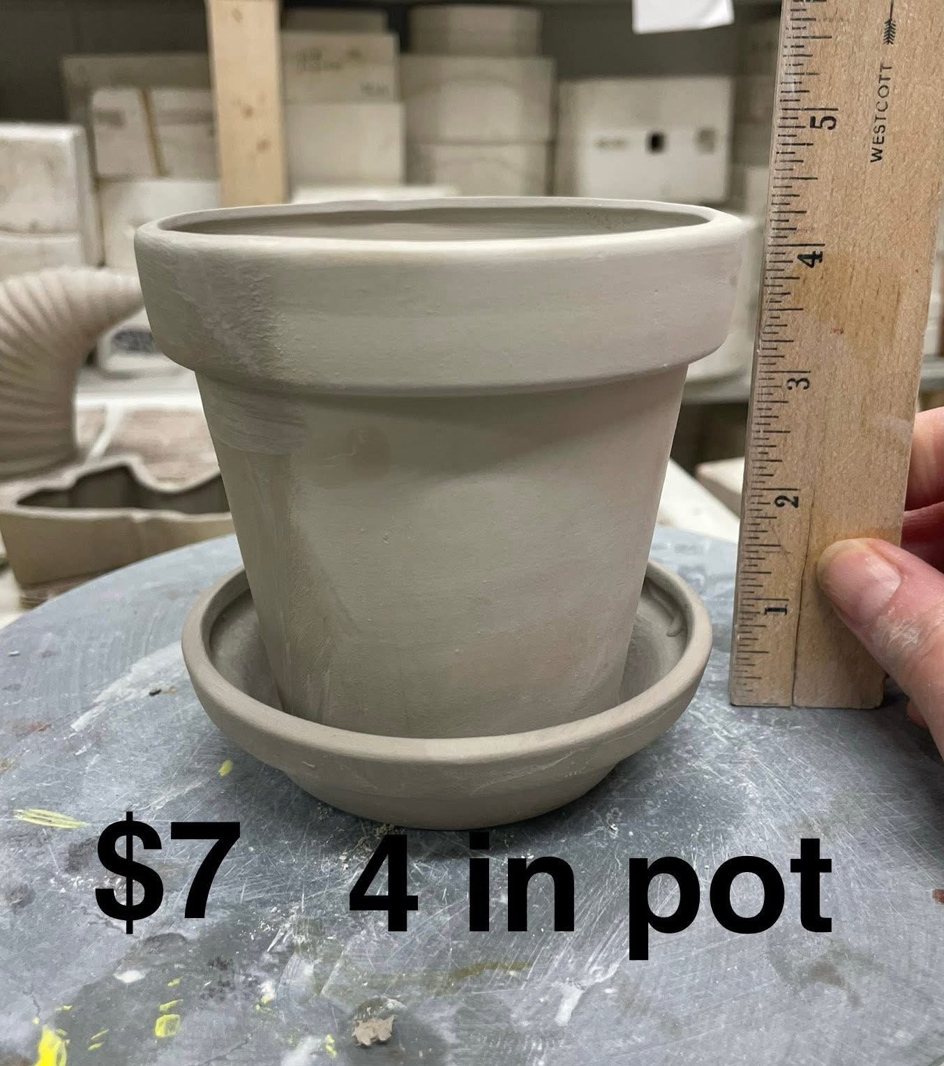 4” GARDEN POT -$ 7
