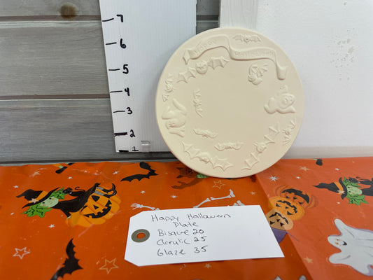 Happy Halloween decorative plate ￼
