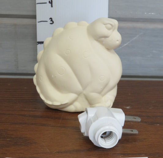 DINOSAUR  NIGHT LIGHT- $25  BISQUE