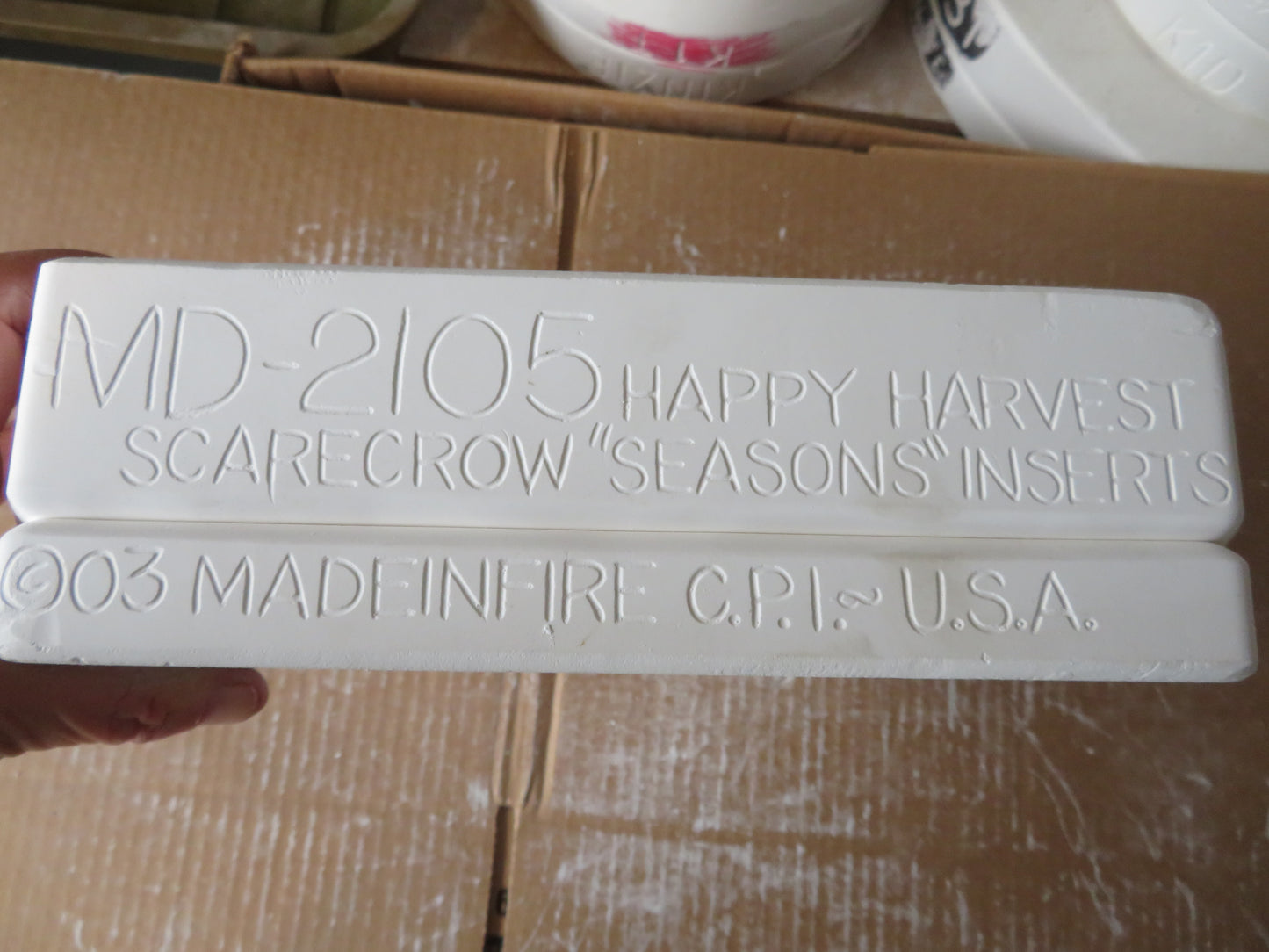HAPPY HARVEST SCARECROW INSERT SEASON INSERTS - $ 8 EACH OR 2 FOR $15