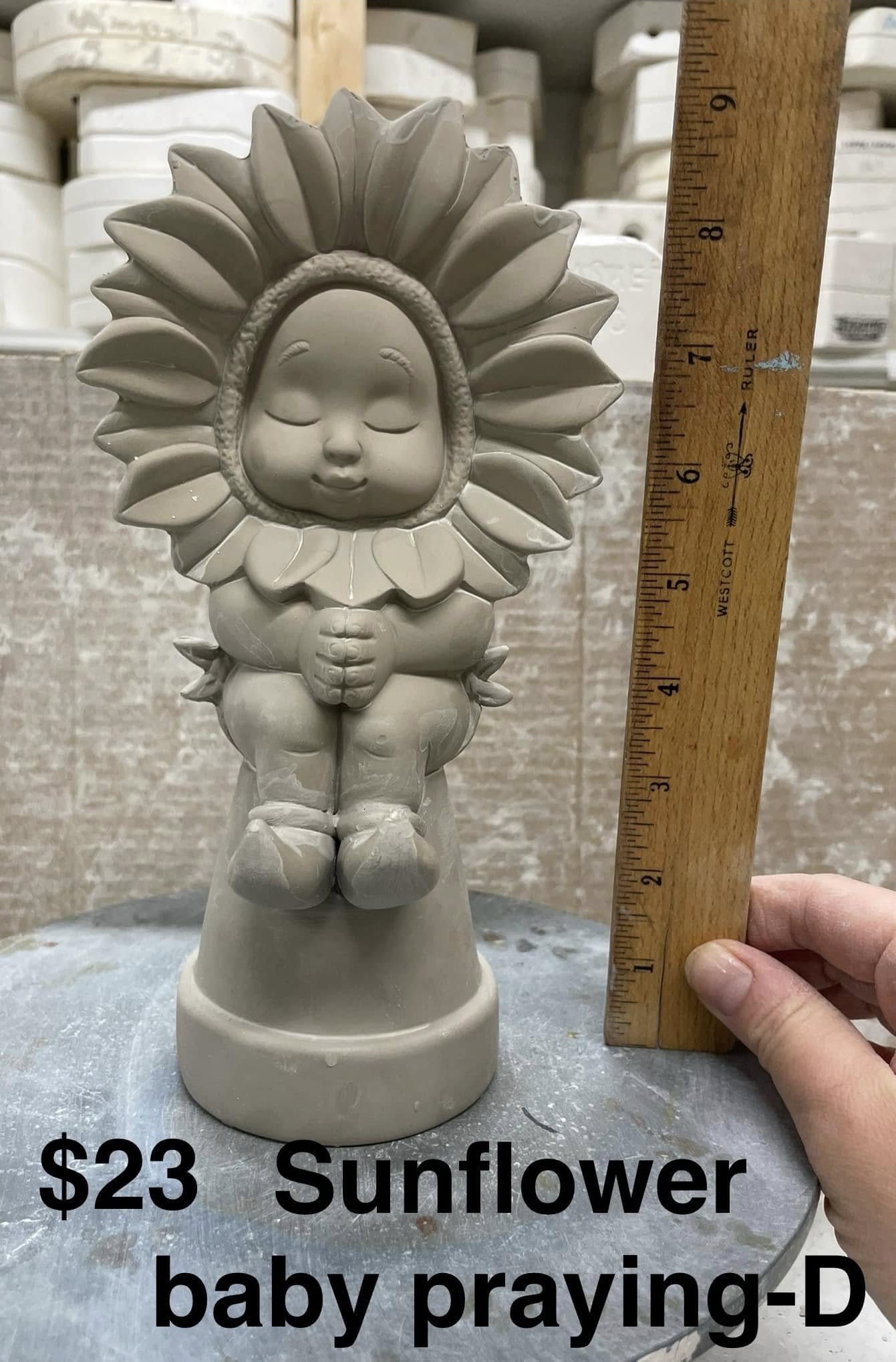 SUNFLOWER BABY PRAYING -(D) $23