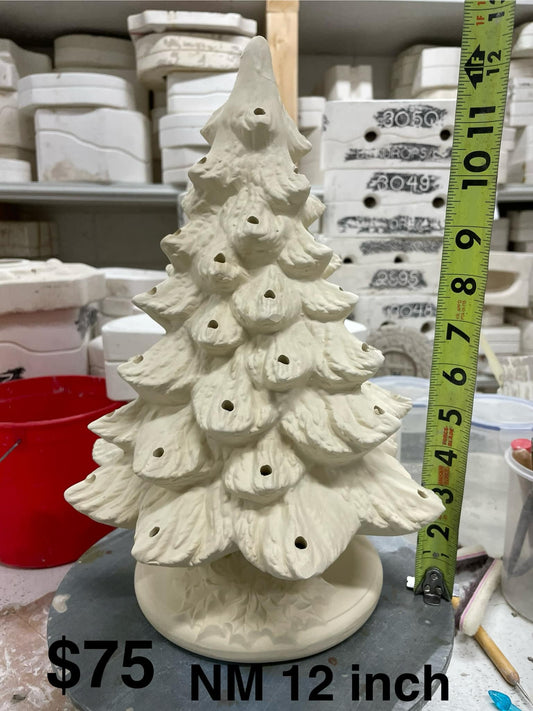 NM CHRISTMAS TREE--12" TALL -$75