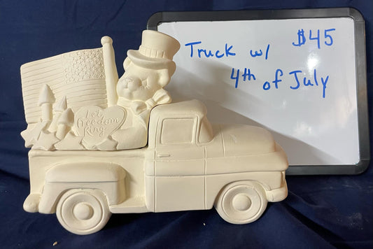 Pick Up Truck WITH  4TH OF JULY  INSERT (CM) -$45