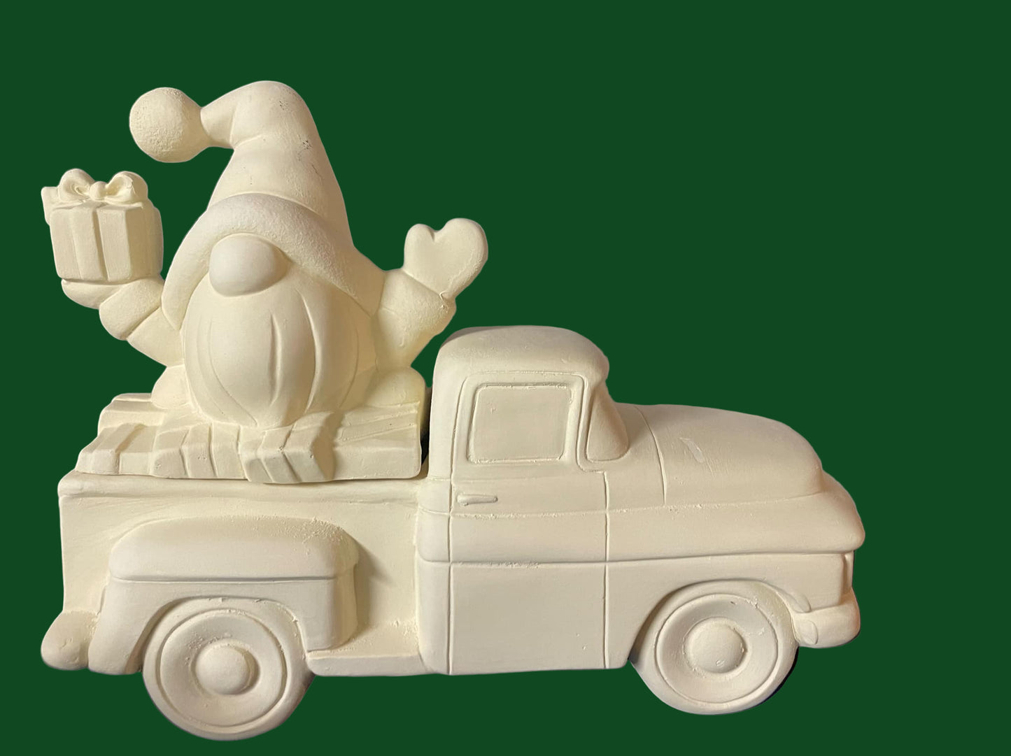 Pick Up Truck WITH SANTA GNOME  INSERT