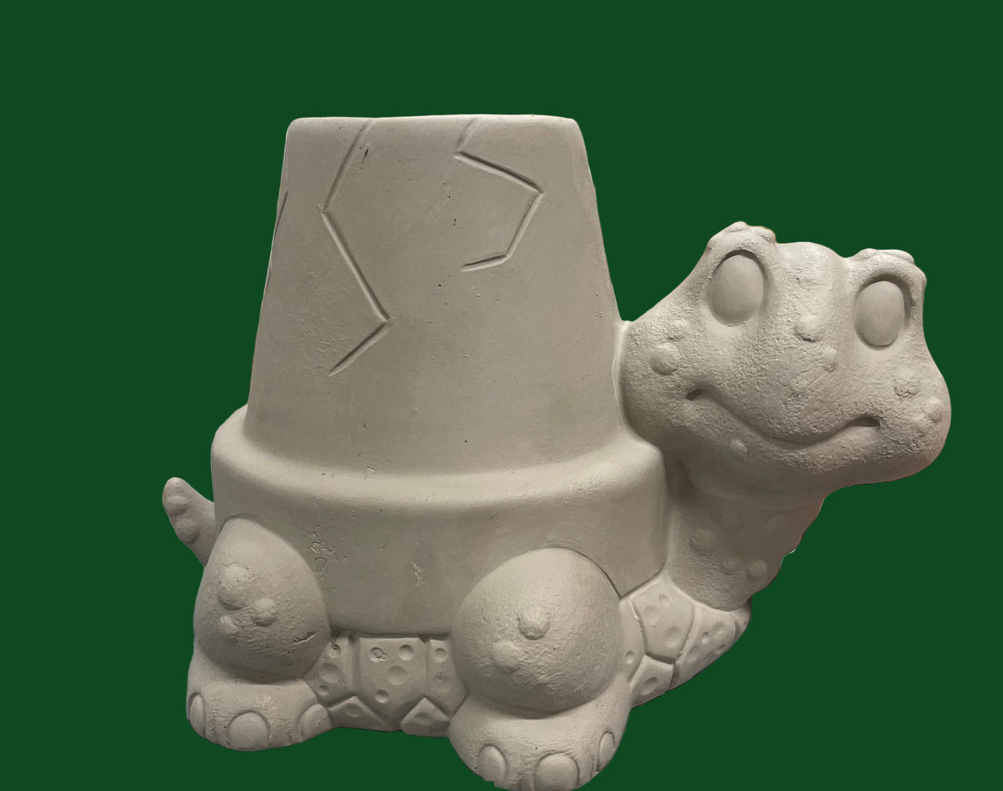 CRACK POT TURTLE PLANTER