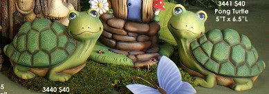 PING & PONG SET OF 2 - TURTLES  -$ 40